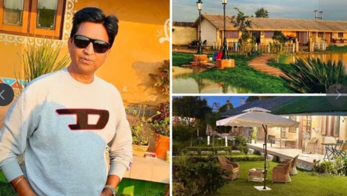 Kumar Vishwas' house on hills