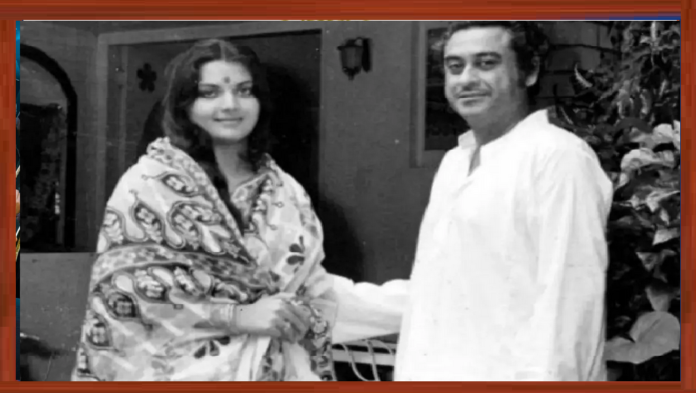 Kishore Kumar with his beloved wife Yogita Bali