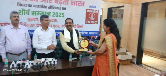 BKYJS National President Lata Thakur felicitated