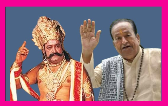 Arvind Trivedi in the historic role of Ravan