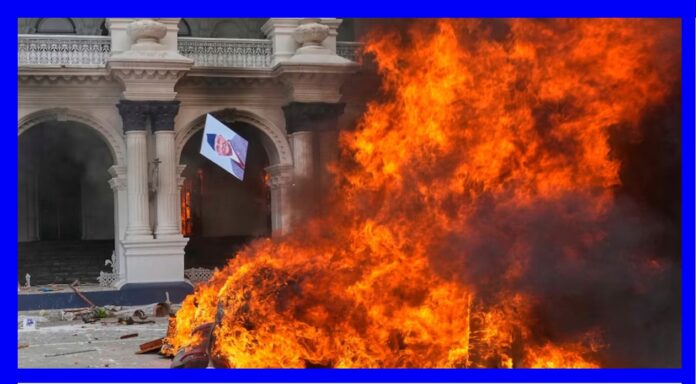 Nepal in fire