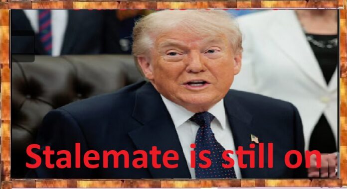 'Please, do not push me' - Trump